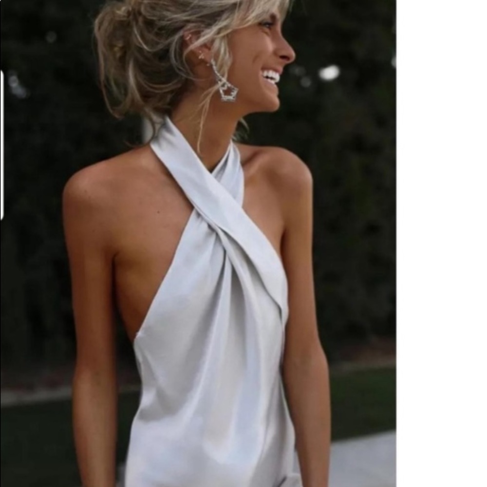 GORGEOUS ZARA NWT LIMITED EDITION Halter Dress - Picture 2 of 8